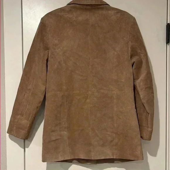 Vintage Target Real Suede Tan Women's Jacket - Size 10 - Picture 4 of 7